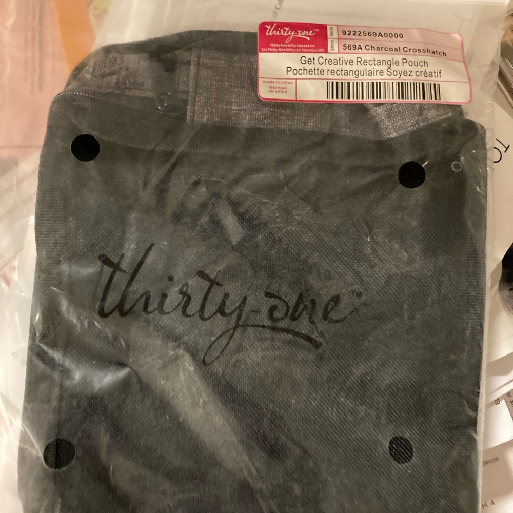 Thirty-One get creative rectangle pouch